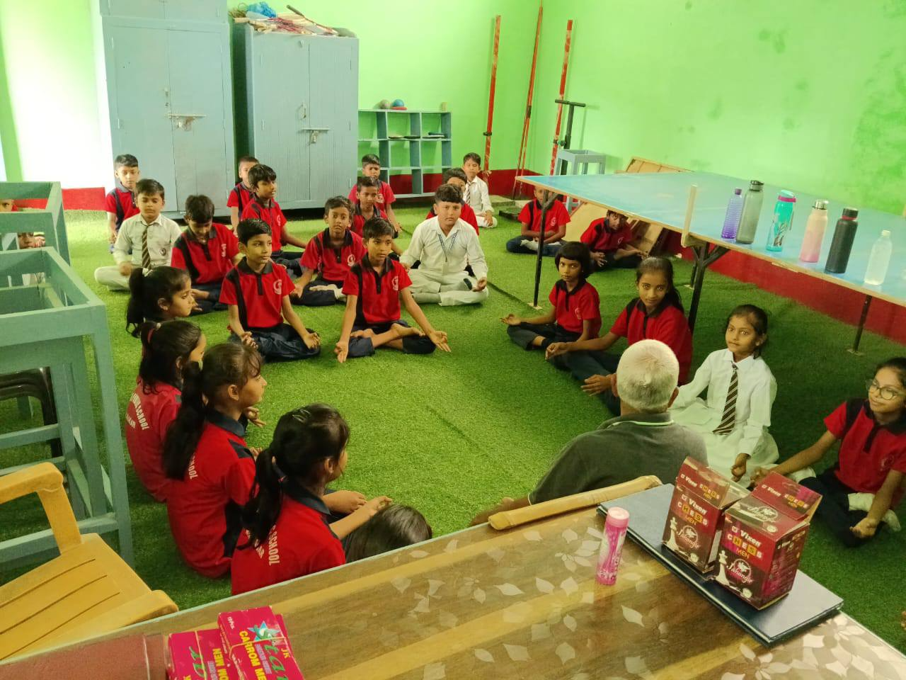 Indoor sports room at APS